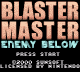 Blaster Master - Enemy Below (USA, Europe) (SGB Enhanced) (GB Compatible)
